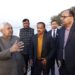 Nitish Kumar inspects Digha riverfront works, orders park development and permanent ghat facilities