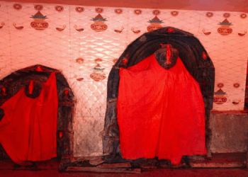 In Bihar Village, Lord Buddha Worshipped As Devi Mata As Women Apply Vermilion