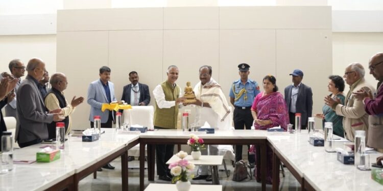 Tripura Governor Visits Nalanda University, Praises Sustainability Efforts