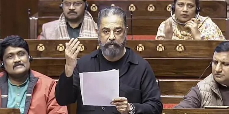 Kamal Haasan Warns of ‘Living Dead’ Voters, Citing Bihar Roll Revisions in Rajya Sabha Speech