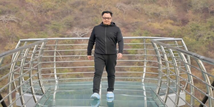 Union Minister Kiren Rijiju Visits Rajgir Safari Complex, Praises Conservation Efforts