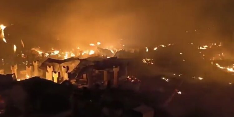 Kursela Bazaar fire
