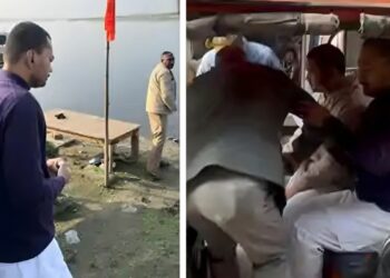 No Security, No Convoy; Nitish Kumar’s Son Nishant Kumar Tours Vrindavan by E-Rickshaw