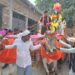 Union minister drives bullock cart in Hajipur’s Shiv Barat, continuing 30-year religious tradition
