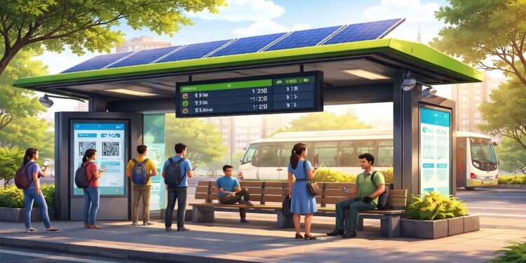 Patna To Get 50 Solar-Powered ‘Green Bus Stops’ With QR Tickets, Real-Time Digital Updates