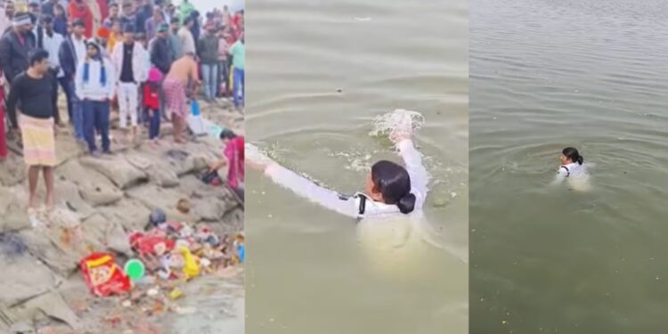 Two Men Drown at Digha Ghat in Patna, Woman Constable Jumps into Ganga to Search for Victims