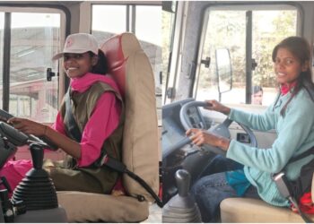 Women Take the Wheel of Bihar’s Pink Buses in a Historic Move