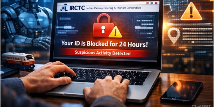 Railways Warns of 24-Hour IRCTC ID Blocks Under New AI Ticket Booking System