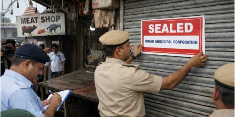 Bihar Government Orders Shutdown of Illegal Meat Shops in Hygiene Drive Across 261 Urban Bodies
