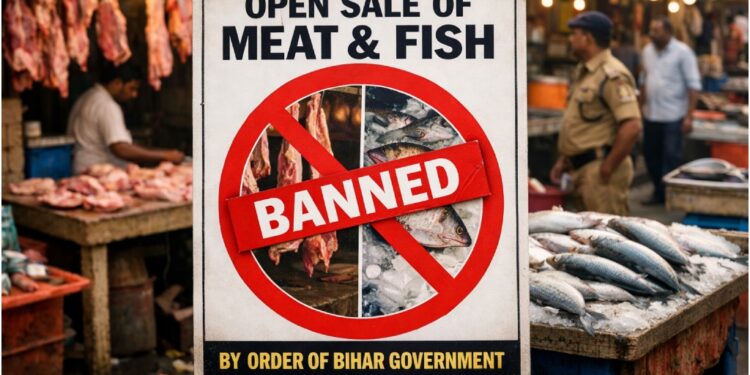 Bihar Government Bans Open Sale of Meat and Fish, Makes Licences Mandatory for Urban Shops