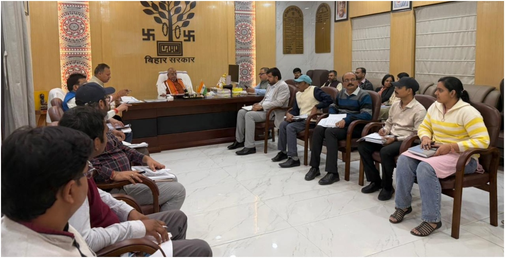 Deputy CM Vijay Kumar Sinha Launches Digital Checks and Flying Squads to Protect Bihar’s Urban Projects