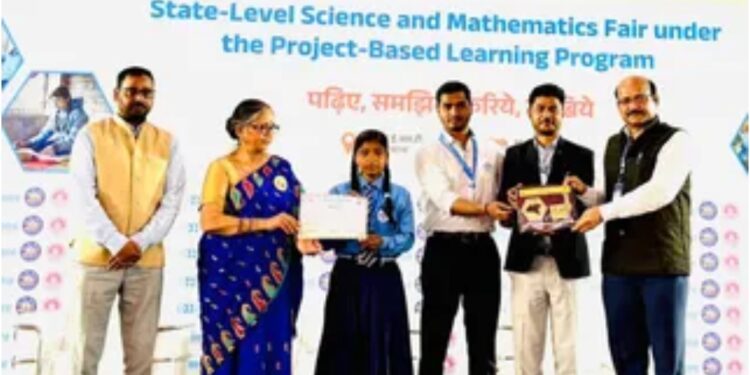 Samastipur’s Daughter Brings Pride as Pythagoras Model Wins State-Level Honour at PBL Fair