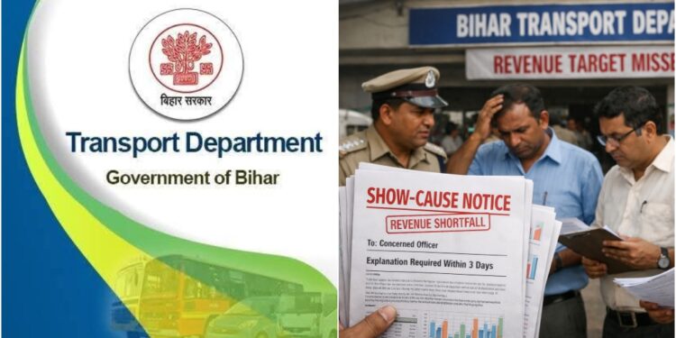 Revenue Shock in Bihar as 40 Transport Officials Served Notices Over Poor Performance