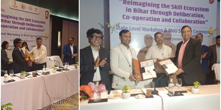 Bihar Skill Development Mission Signs MoU with National Skill Development Corporation to Boost Jobs and Entrepreneurship