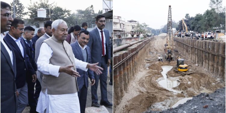 CM Nitish Kumar Reviews Patna’s Serpentine Canal Road Project, Urges Fast-Tracked Completion