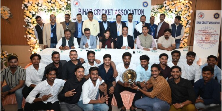 Bihar Cricket Association Honours Plate Group Champions and Support Staff from Ranji, Vijay Hazare and U-23 Levels