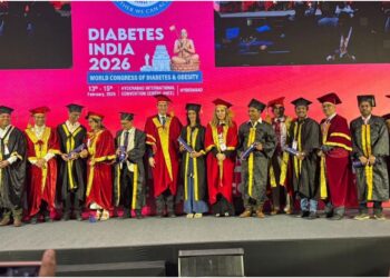 AIIMS Patna’s Prof. (Dr.) Jyoti Prakash Honoured With Fellowship of Diabetes India at World Congress of Diabetes & Obesity 2026
