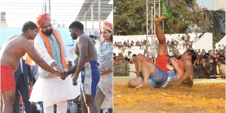 Deputy Chief Minister Samrat Choudhary Inaugurates Wrestling Tournament in Jamui, With Olympic Ambitions for Bihar Athletes