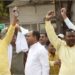 Protests Outside Residence of Nitish Kumar as Workers Cry and Raise ‘Jaychand’ Slogans Against Lalan Singh