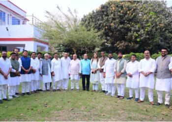 Nishant Kumar Holds Meeting with MLAs Ahead of JD(U) Entry, Poster Hails ‘New Chapter’ for Developed Bihar