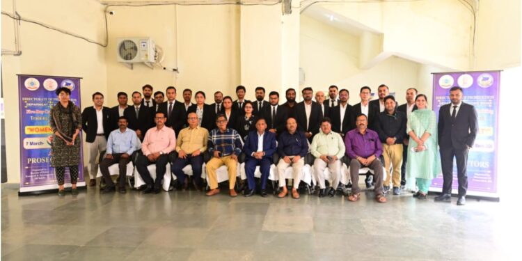 Five-Day Training on “Women’s Safety” Launched at Prosecution Directorate, Home Department in Patna