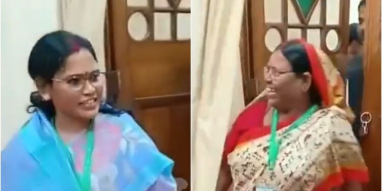 Deepa Manjhi And Jyoti Manjhi Seen Leaving Tejashwi Yadav’s Cabin During Rajya Sabha Vote, Sparking Speculation in Bihar Assembly