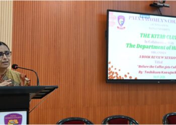 Patna Women’s College Hosts Book Review Session Exploring Time Travel and Human Emotion Through Before the Coffee Gets Cold