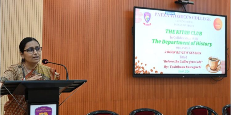 Patna Women’s College Hosts Book Review Session Exploring Time Travel and Human Emotion Through Before the Coffee Gets Cold