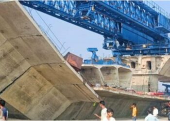Bridge Collapse in Patna Injures Labourer Amid Allegations of Substandard Construction