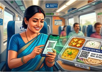 Indian Railways Launches QR Code System to Guarantee Fresh and Safe Train Meals