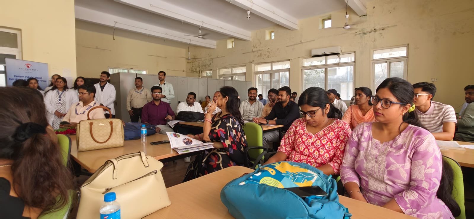 Akhand Jyoti Eye Hospital Holds Campus Recruitment Drive, 100+ Students Appear For Interviews