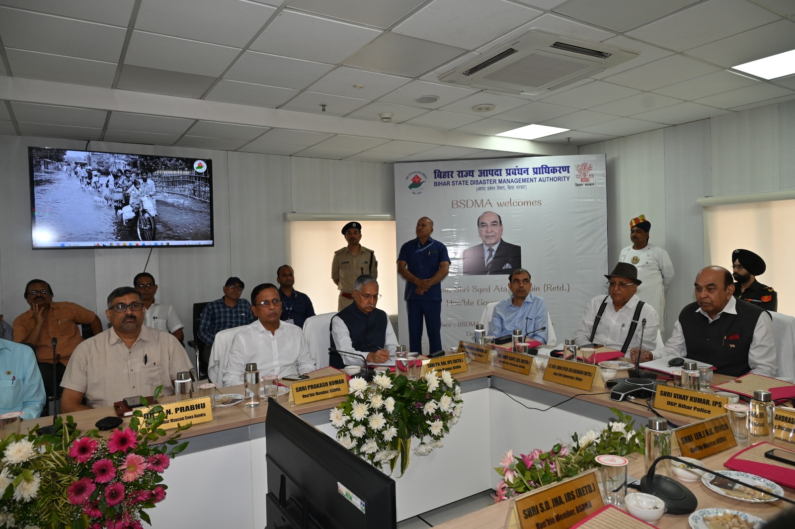 Bihar Governor Commends State’s Disaster Management Initiatives, Launches New BSDMA Website
