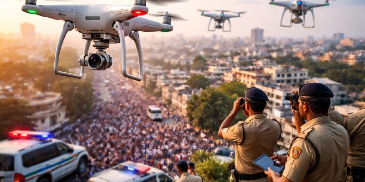 50 Drones Worth to Strengthen Aerial Surveillance for Police in Bihar