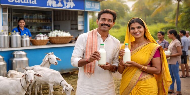 Goat Milk To Be Sold At Sudha Booths As Bihar Government Expands Livestock Scheme