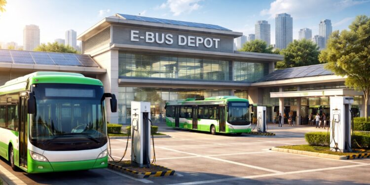 High-tech electric bus depots in six cities at cost of Rs 62 crore