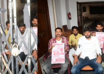 Gate Locked at Senate Hall Sparks Tension Before Patna University Oath Ceremony