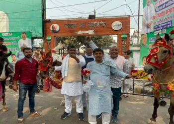 JD(U) Headquarters In Patna Sees Celebrations Ahead Of Nishant Kumar’s Entry