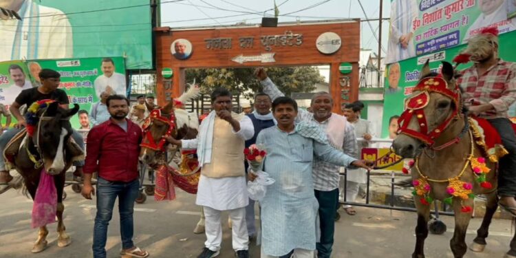 JD(U) Headquarters In Patna Sees Celebrations Ahead Of Nishant Kumar’s Entry