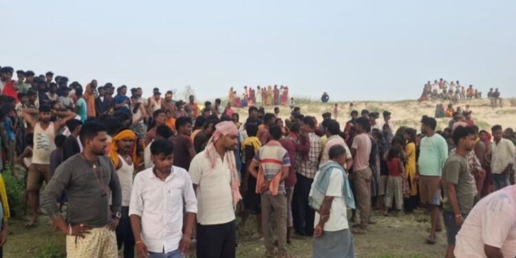Three Children Missing After Five Drown While Bathing in Kosi River in Bhagalpur