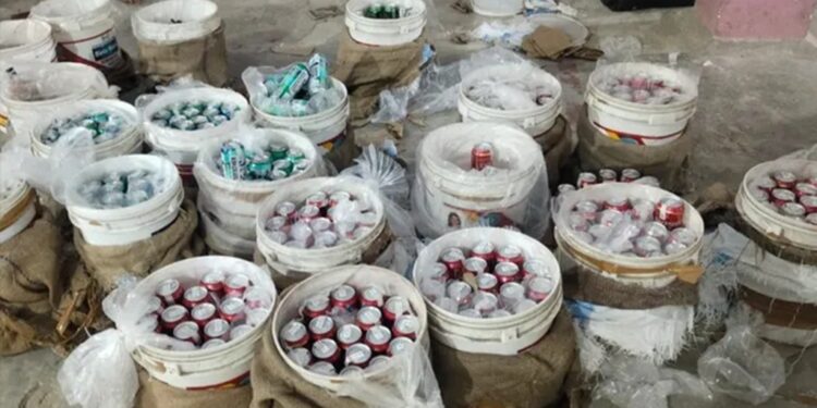 Samastipur Police Bust Liquor Smuggling Racket Using Courier Parcels Disguised As Fish Feed