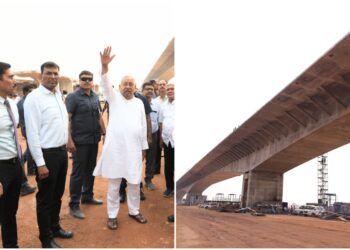 CM Nitish Kumar Inspects Key Infrastructure Projects in Bakhtiyarpur, Orders Faster Completion of ROB and Ganga Bridge