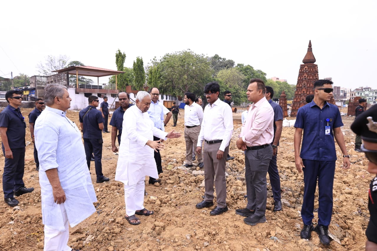 Chief Minister Nitish Kumar Inspects Various Ongoing Projects In Patna City, Directs Speedy Completion