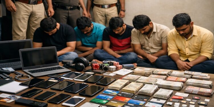 Five Arrested In Patna For Alleged Online Betting And Gaming Fraud Network