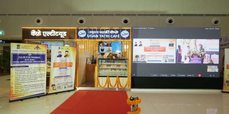 UDAN Yatri Café And Free Wi-Fi Launched At Patna Airport