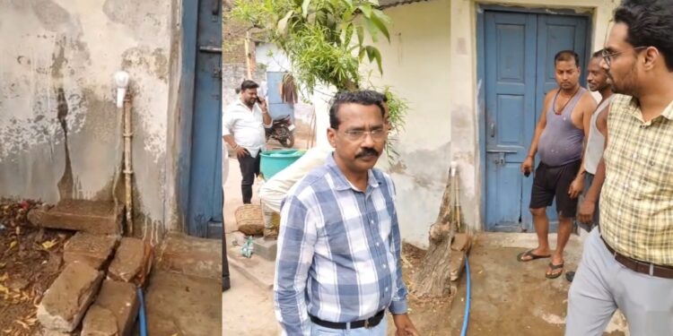 PMC Inspects Ambedkar Colony Water Supply, finds Valve Deliberately Shut