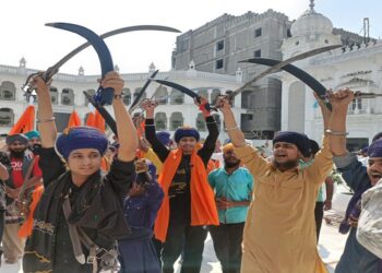 Sikhs Celebrate Hola Mohalla With Nagar Kirtan At Takht Sri Patna Sahib