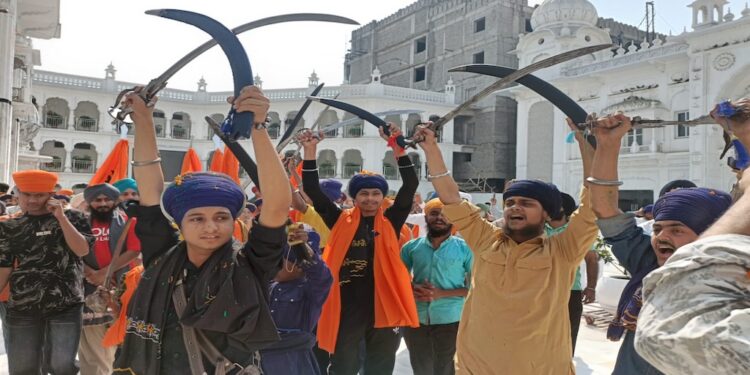 Sikhs Celebrate Hola Mohalla With Nagar Kirtan At Takht Sri Patna Sahib