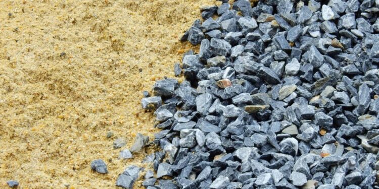 online licensing system for sand and gravel storage to ease construction supply