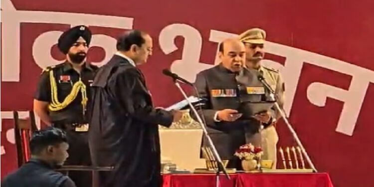 Syed Ata Hasnain Sworn in as Bihar Governor at Patna Ceremony