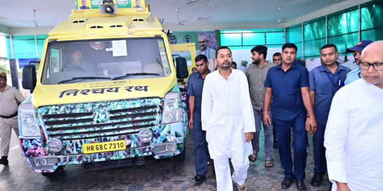 Nishant Kumar Steps Into Spotlight With ‘Sadbhav Yatra’ Across Bihar